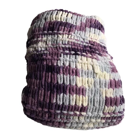 Handmade Ombre Knit Blanket Throw - Picture 9 of 16